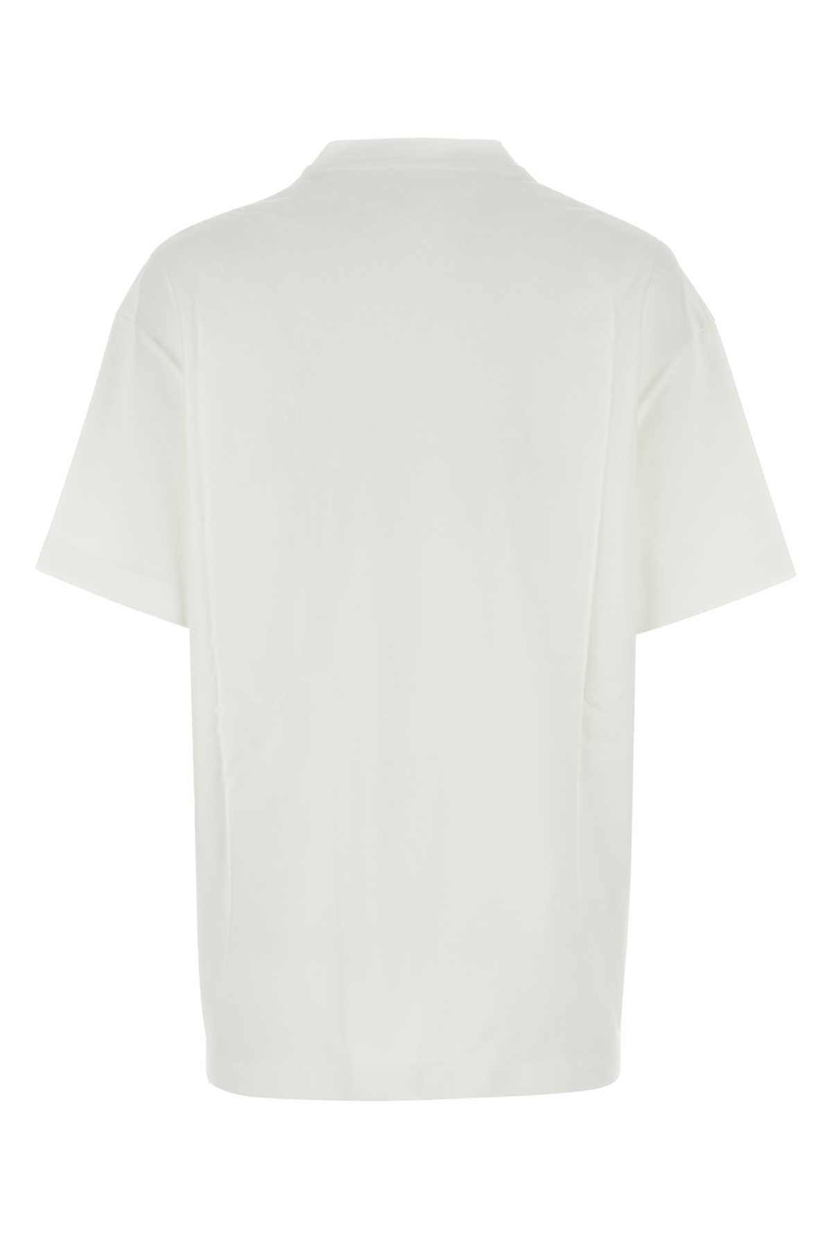 Jil ジルサンダーホワイトコットンTシャツ - Image 5