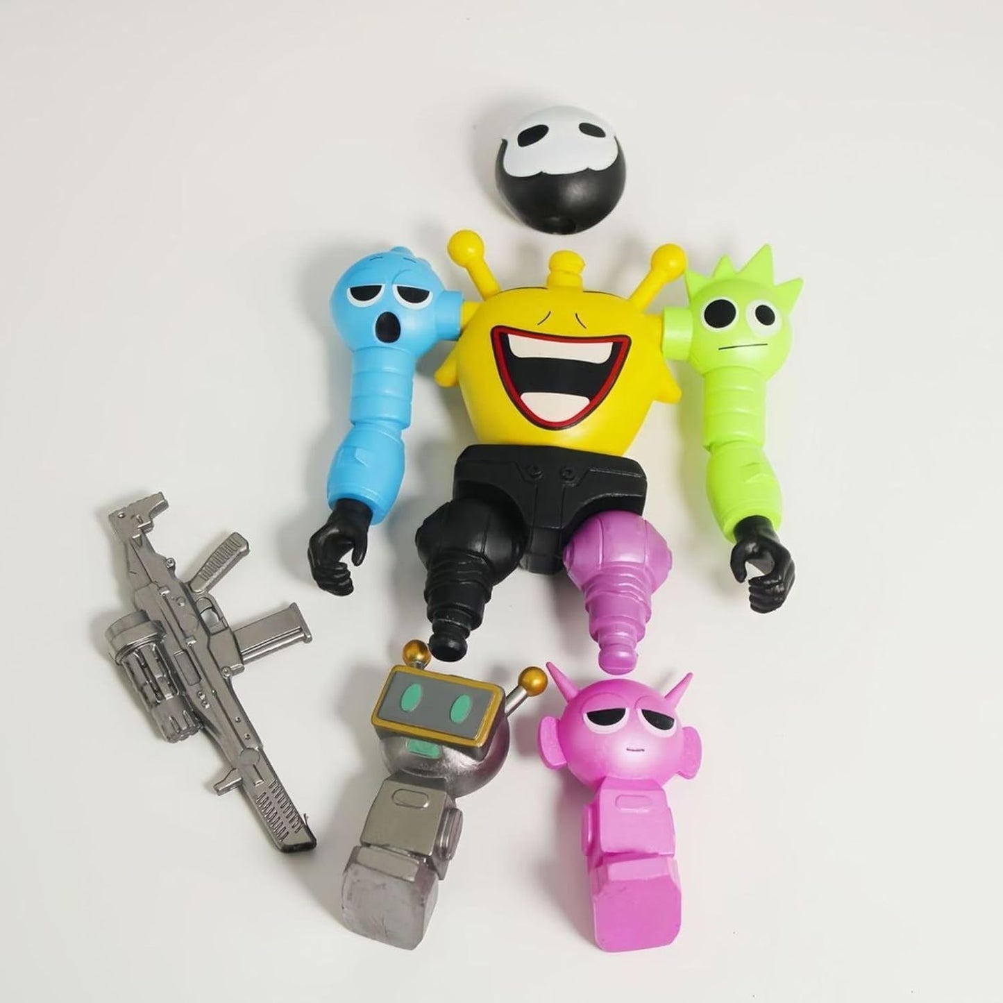 AAGWW Splanky Goods, Splanky Figure, Assembly, Joints, Animated Figurine, PVC Material, Popular Goods, Gift (A Type)