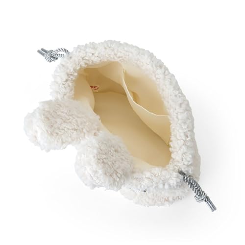 Sanrio 2-Way Drawstring Shoulder Bag (Fluffy Snow Rabbit)