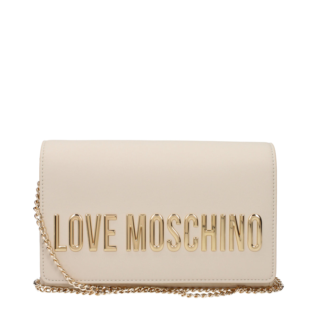 Moschino 愛のモスキーノは女性ポリウレタンベージュ/アイボリーを握ります - Image 5