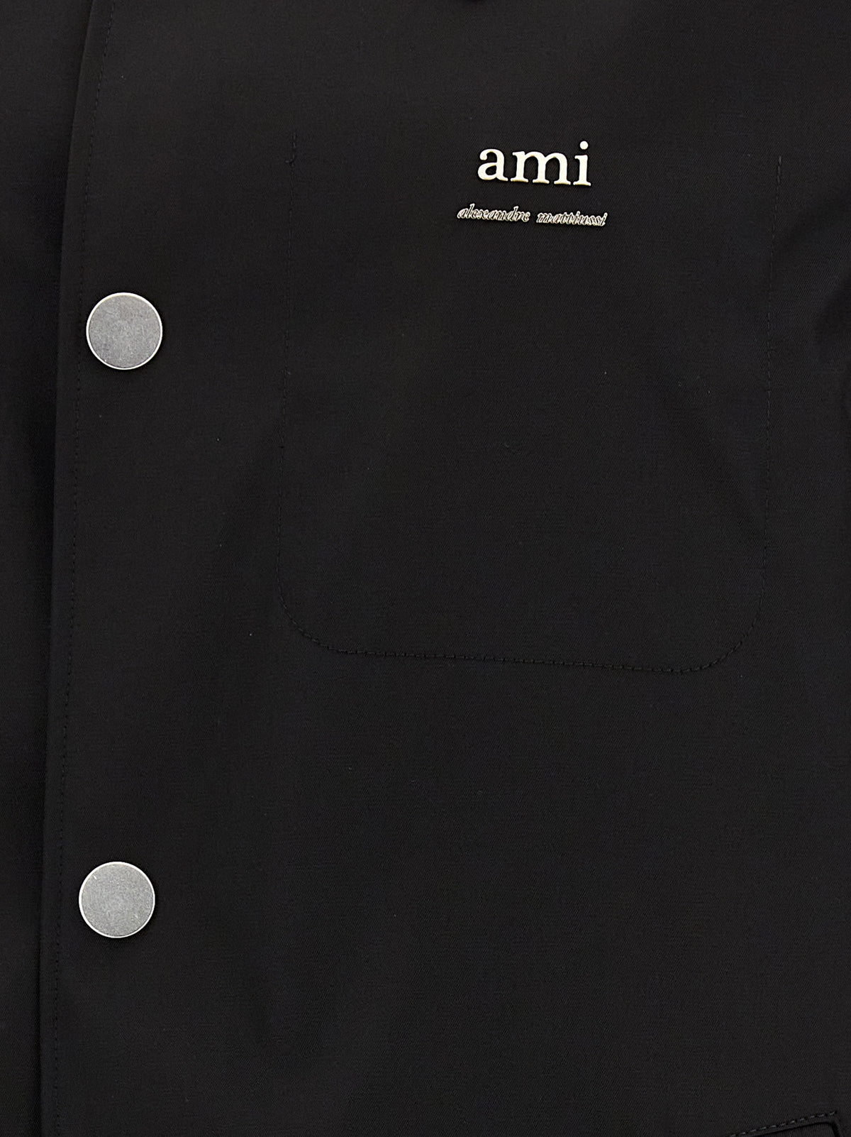 Ami Ami Paris Technical Twill Trench Coat - Image 5