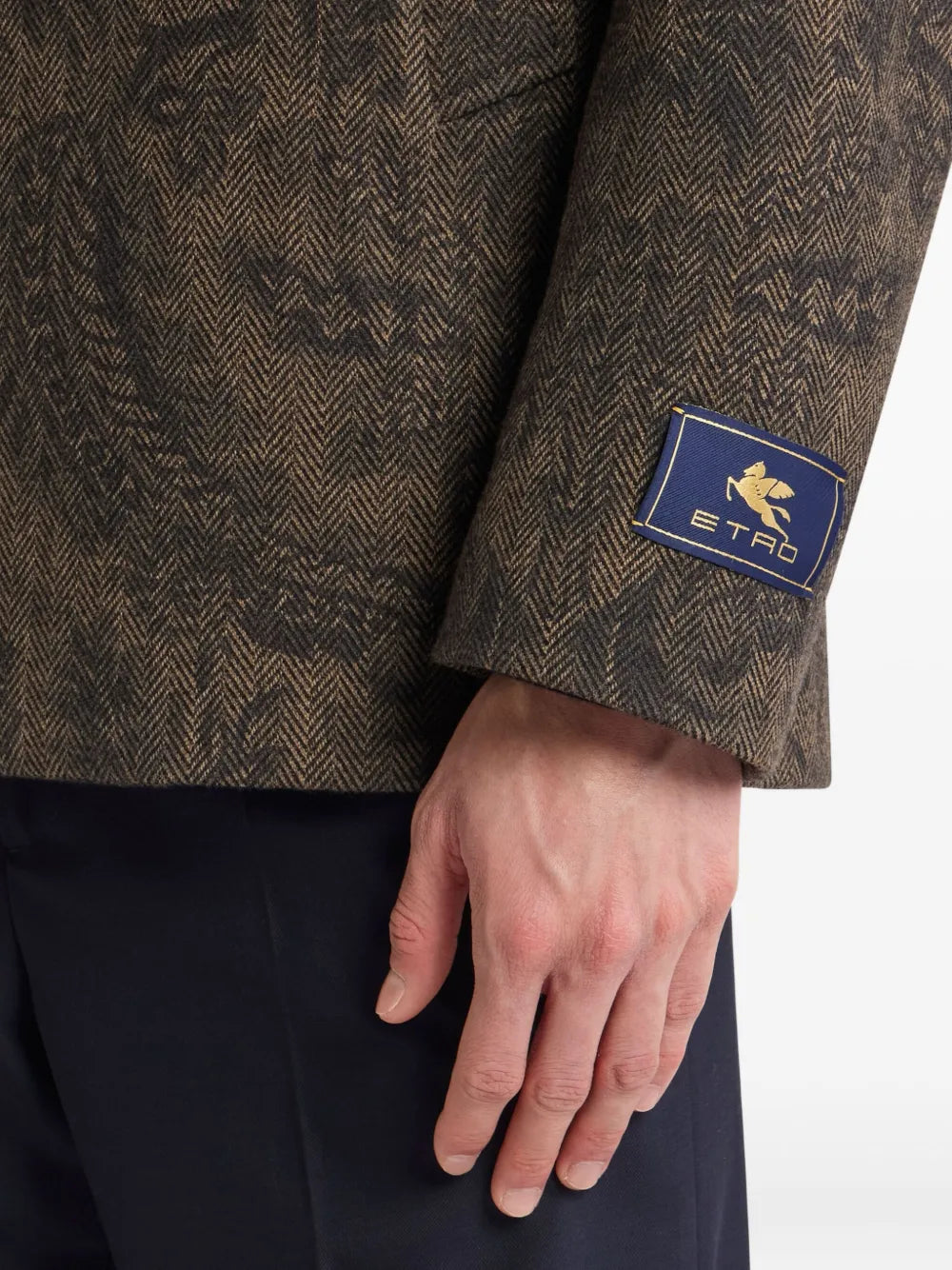 Etro エトロペイズリープリントピーコート - Image 5