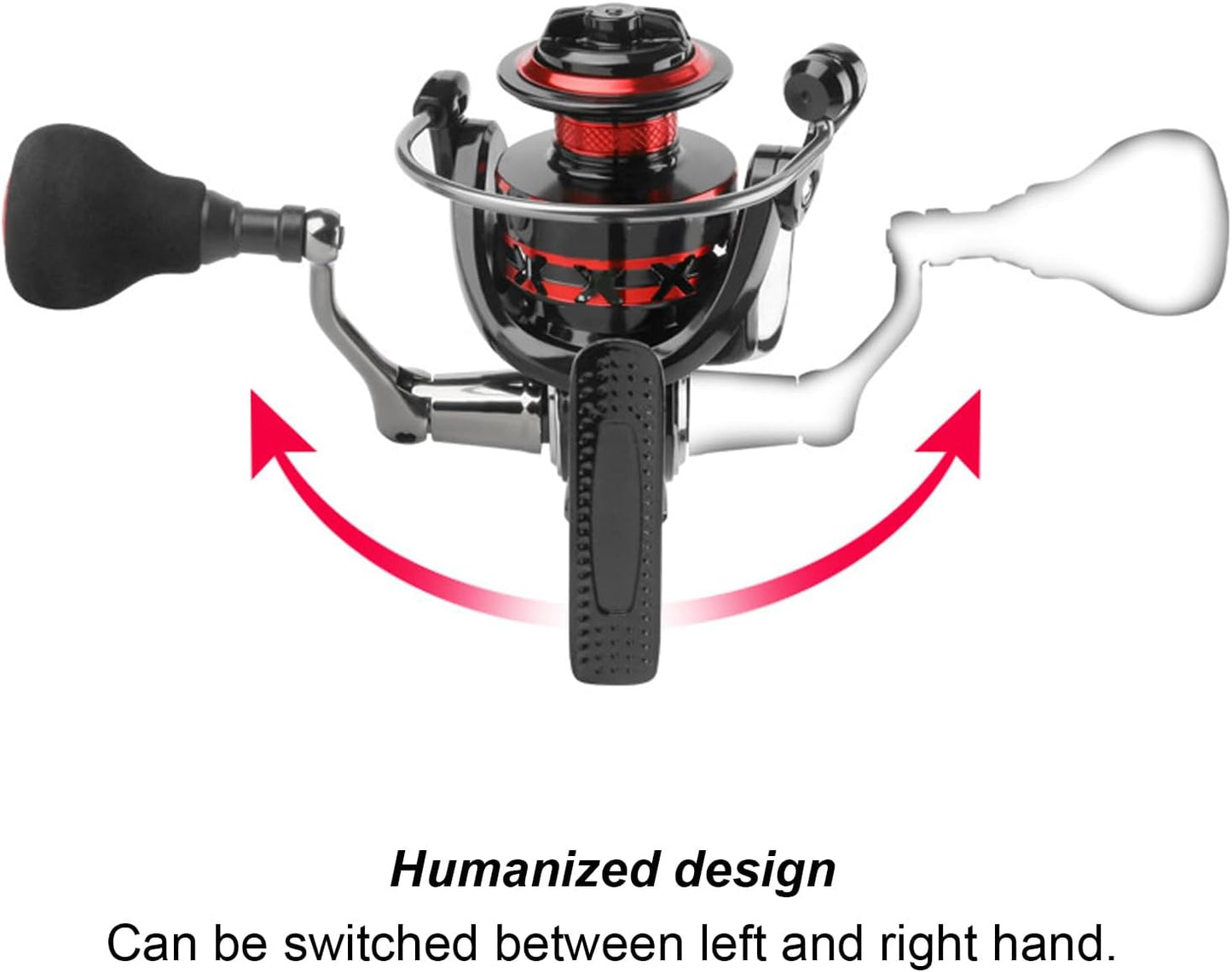 Metal Spinning Fishing Reel, Large Unloading Design Large Capacity Spinning Fishing Reel CNC