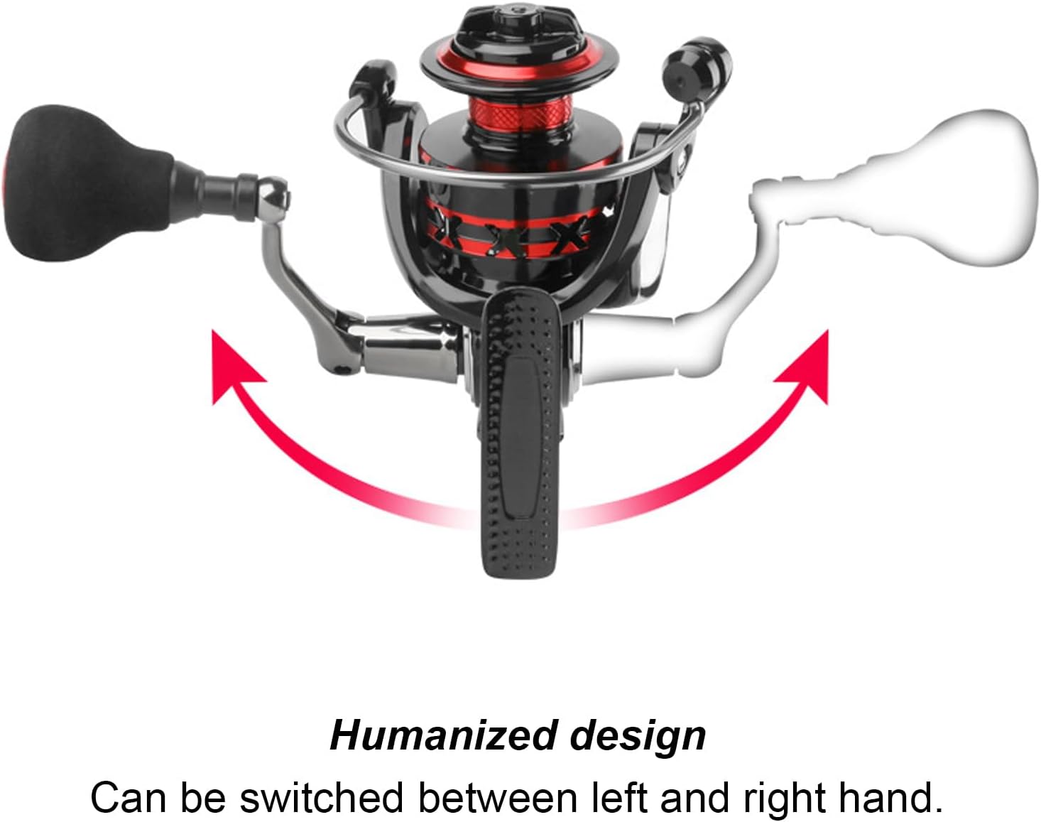 Metal Spinning Fishing Reel, Large Unloading Design Large Capacity Spinning Fishing Reel CNC