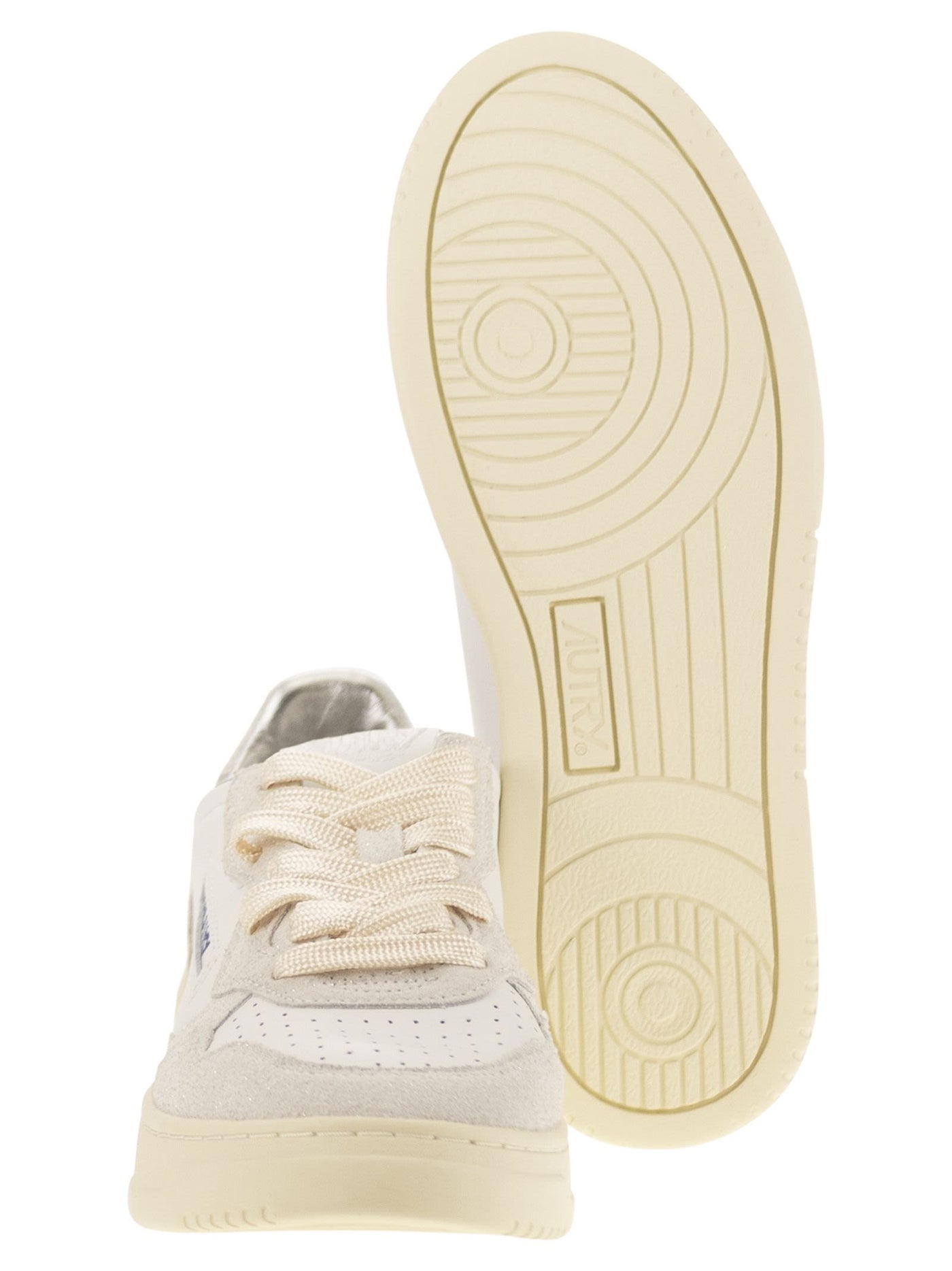 2つのトーングリッターを備えたAutry Medalist Low Sneakers - Image 5