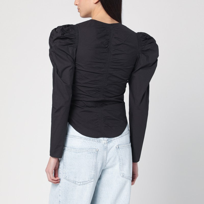 Marant イザベル・マラン・エトール・トップ・ベナテアと黒いジップ - Image 5