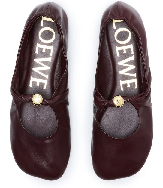 LOEWE Pebble ballerinas in soft nappa lambskin - Image 5