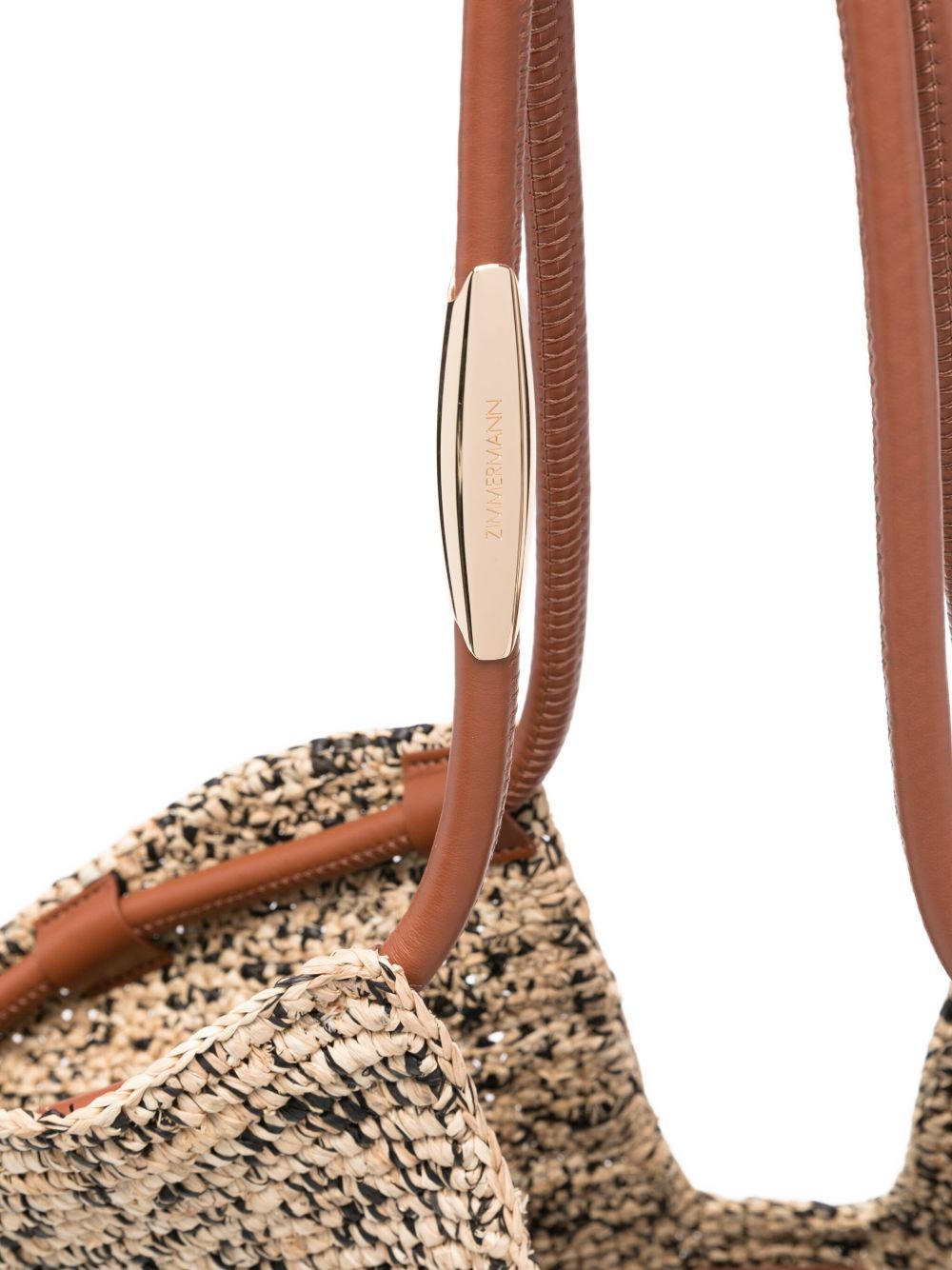 Zimmermann Zimmermann Goldentime Medium Rafia Tote - Image 5