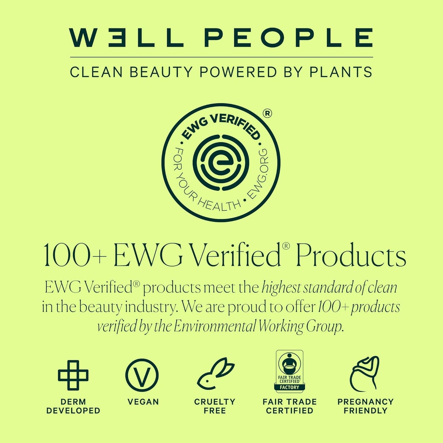 Well People Power Palette - Sombra de ojos, cinco tonos de larga duración, hiperpigmentados mate y brillantes para un color intenso, vegano y libre de crueldad, gris pardo