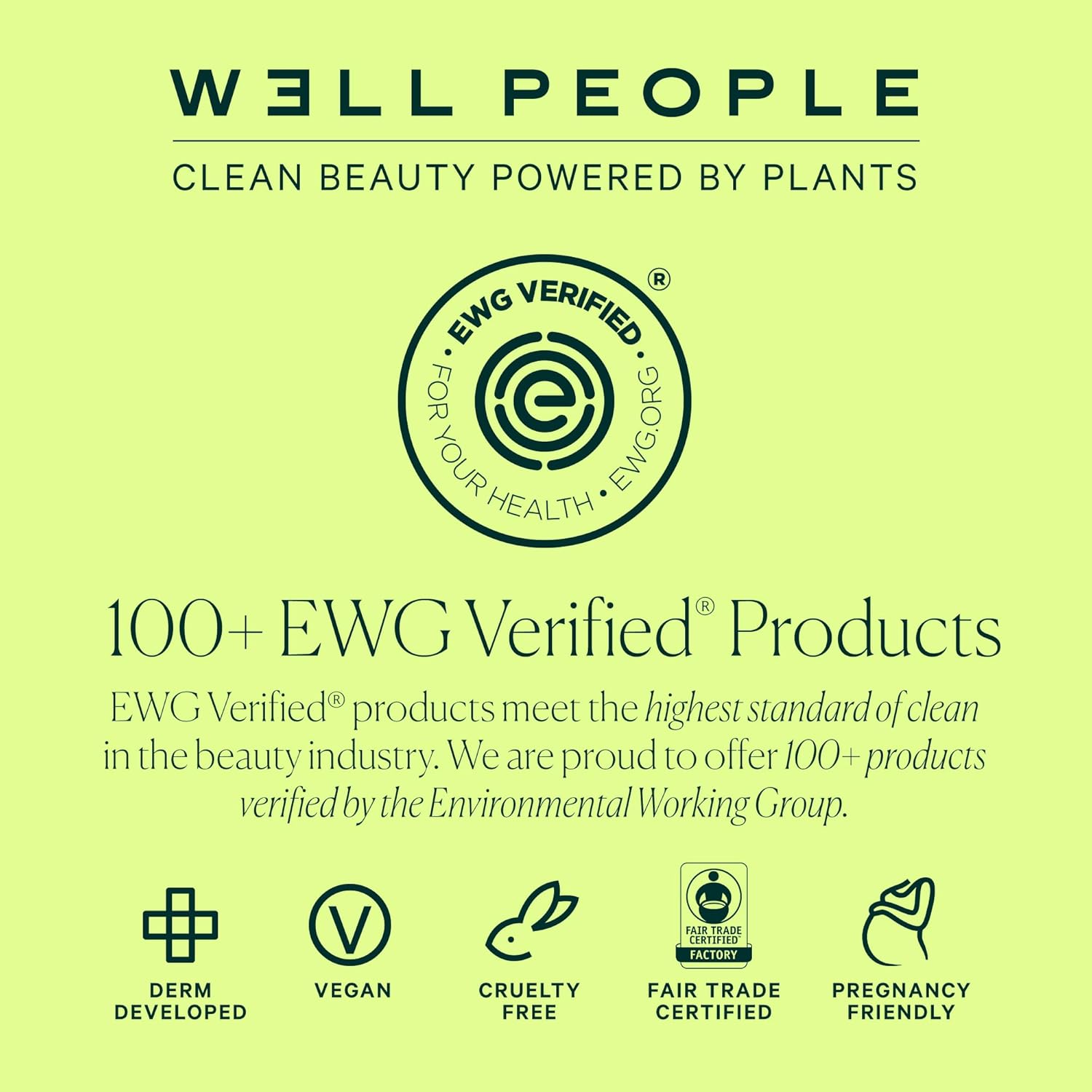 Well People Power Palette - Sombra de ojos, cinco tonos de larga duración, hiperpigmentados mate y brillantes para un color intenso, vegano y libre de crueldad, gris pardo
