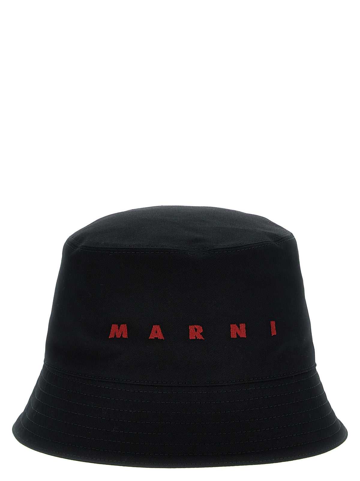 Marni Marniロゴ刺繍バケットハット - Image 5
