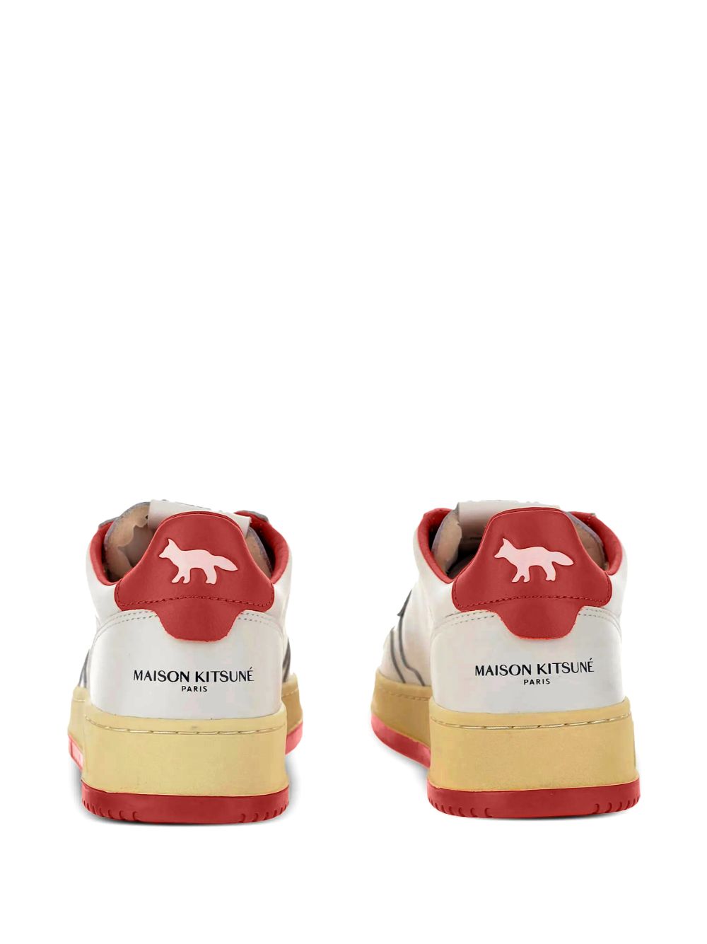Maison Autry X Maison Kitsune Medialist Low Sneakers - Image 5