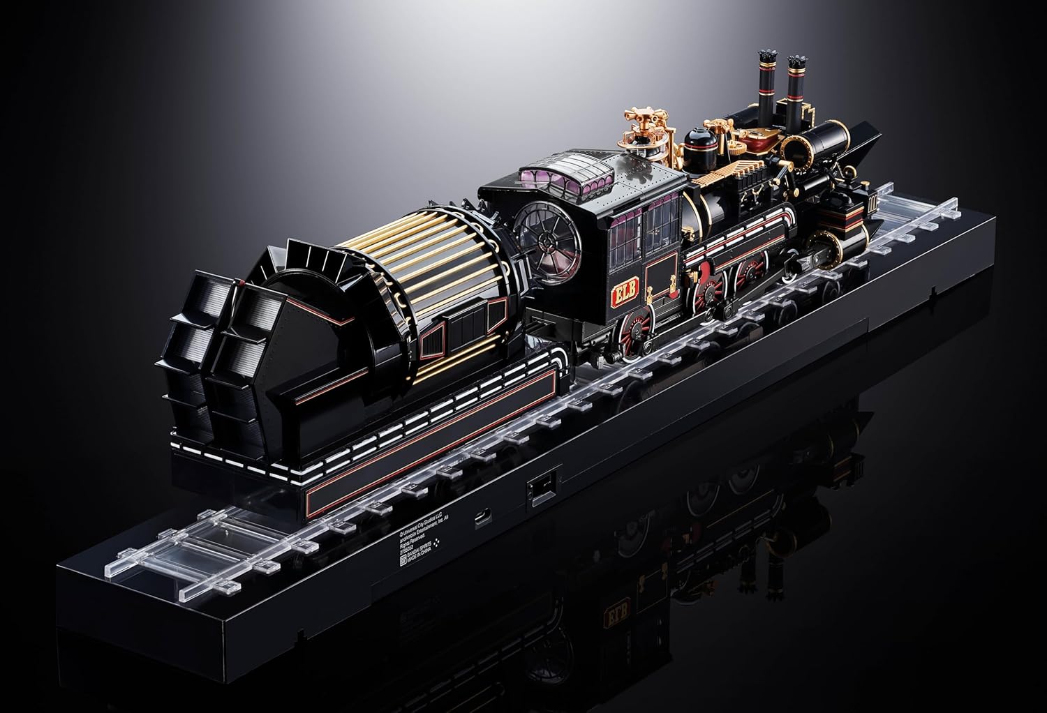 Tamashi Nations Super Alloy Back to the Future PART3 Time Train, Approx. 20.5 inches (520 mm), ABS & Die-Cast & PVC Pre-Painted Action Figure (Japan Toy Prize 2025 Kidal Division Excellence Award)