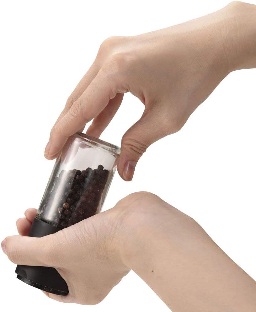 Kai KAI FP5160 Pepper Mill, Kai House Select Ceramic, Made in Japan, Black