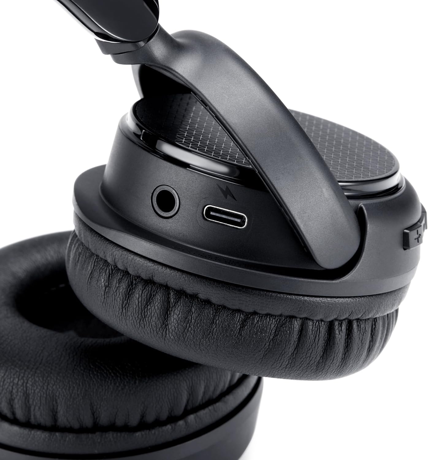 Basics Wireless On-Ear Headphones, Bluetooth 35 Hours Playtime, Lightweight, 5.9 oz (168 g), Foldable, Black
