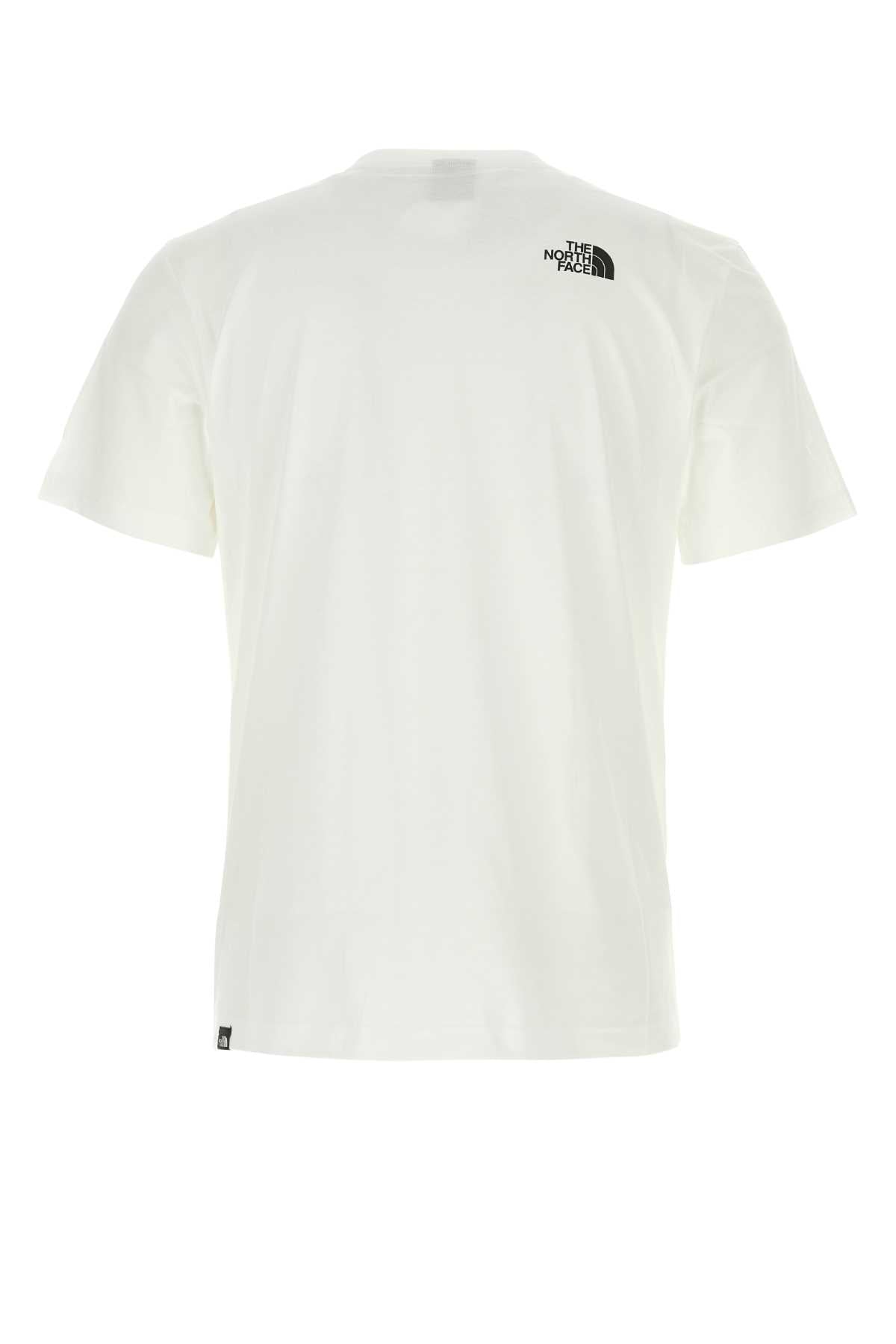 The The North Face White Cotton Blend T Shirt - Image 5