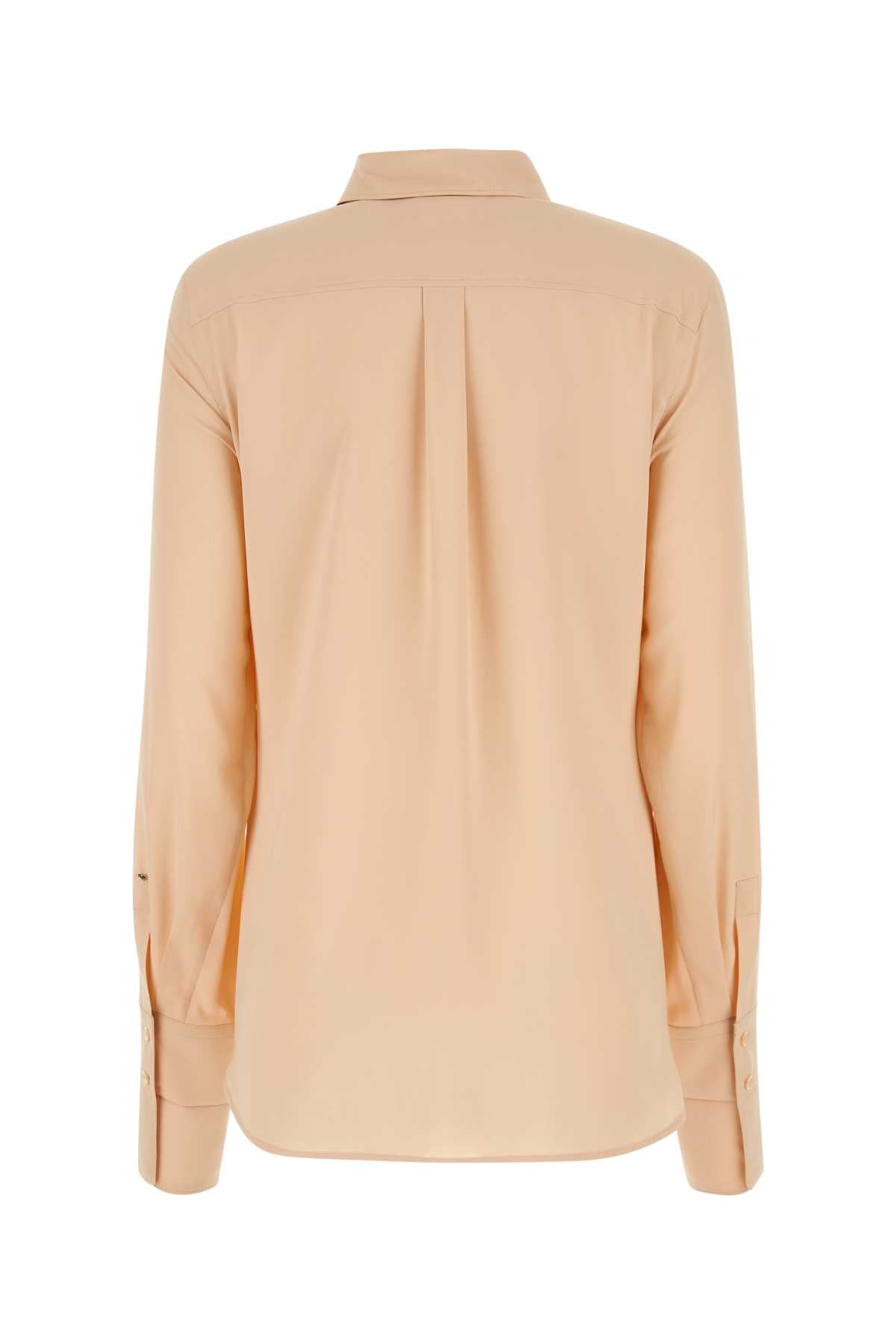 Sportmax SportMaxパステルピンクのストレッチクレープYenシャツ - Image 5