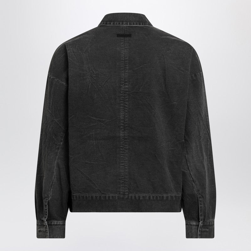 Fear フィア オブ ゴッド ブラック フェード キャンバス ジャケット - Image 5