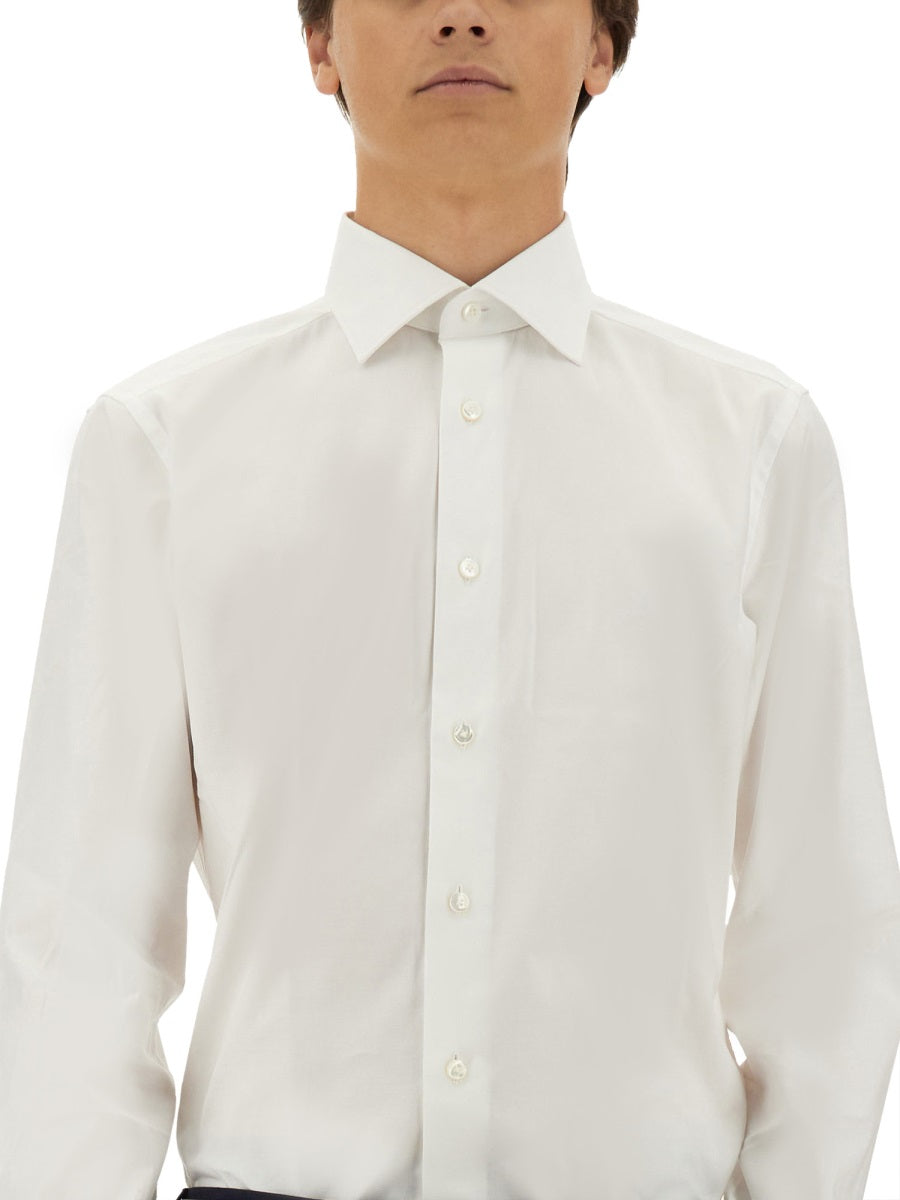 Zegna ZEGNAストレッチコットンシャツ - Image 5
