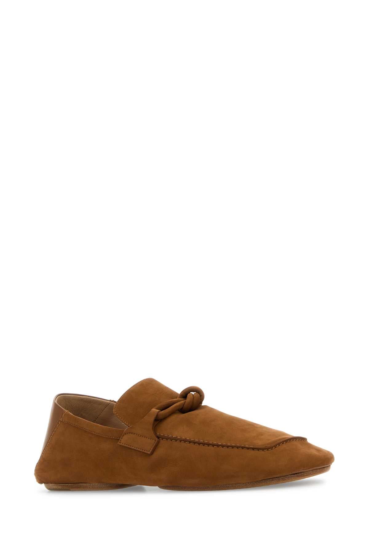Bottega ボッテガベネタキャメルスエードパパローファー - Image 5