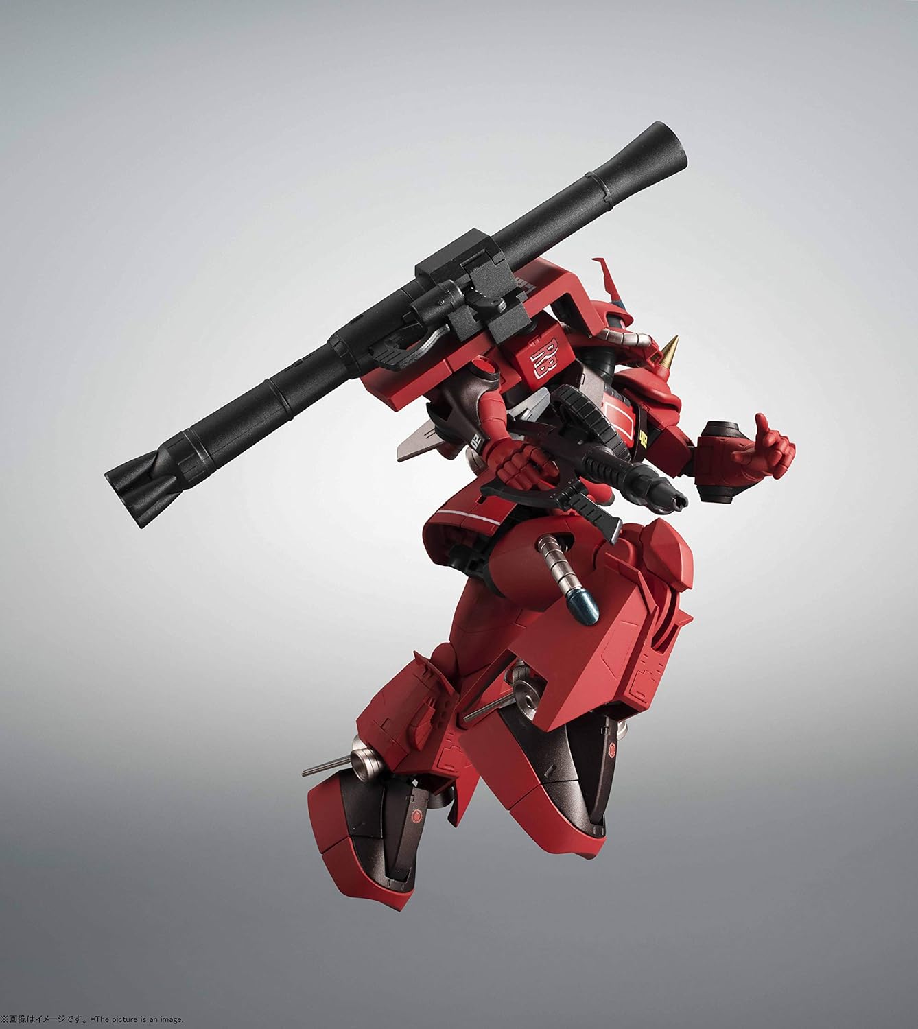 Robot Spirits Mobile Suit Gundam [SIDE MS] MS-06R-2 Johnny Leyden Dedicated High Mobility Zaku II Version A.N.I.M.E. Approx. 4.9 inches (125 mm), ABS & PVC Pre-painted Action Figure 158169