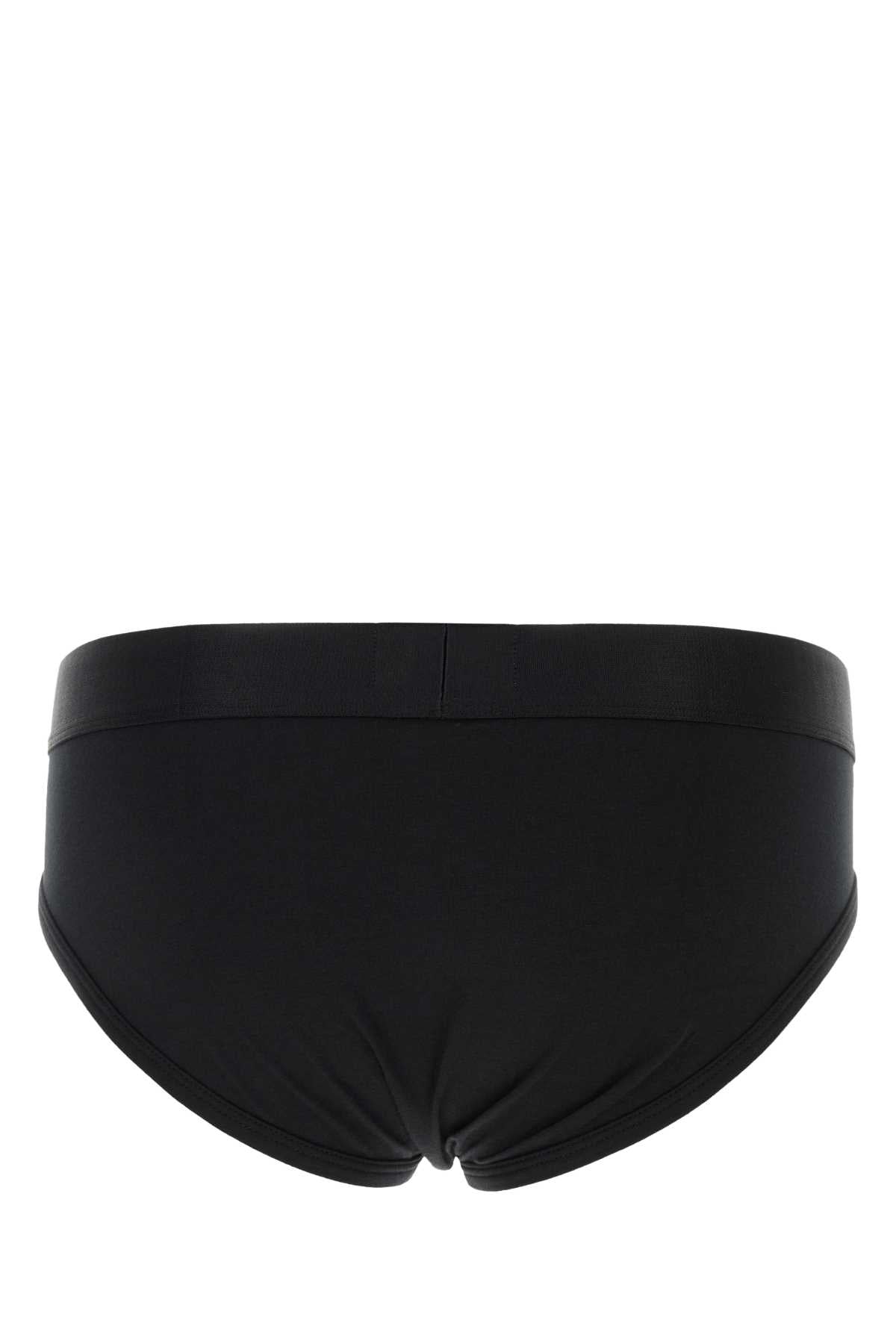 Emporio エンポリオ アルマーニ ブラック ストレッチ コットン ブリーフ - Image 5