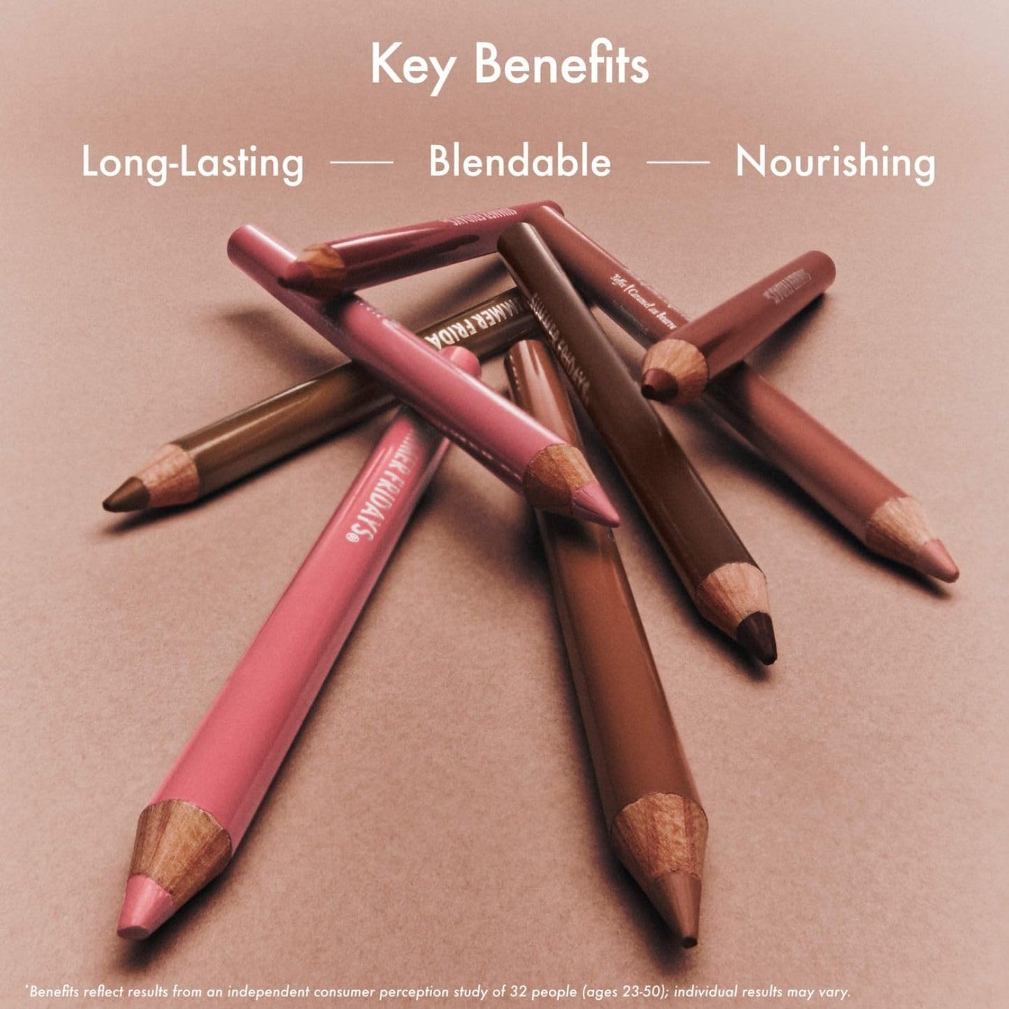 Summer Fridays SoftLine Lápiz delineador de labios, cremoso, de larga duración, mate, para definición esculpida, maquillaje infundido para cuidado de la piel con esferas de relleno hialurónico +