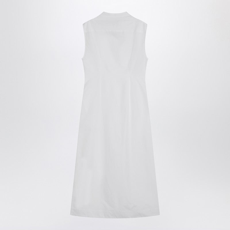 Loulou Loulou Studio White Shird Dress In Cotton - Image 5
