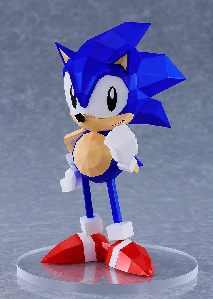 Good Smile Company Sonic the Fighters Pop Up Parade Sonic the Hedgehog Sonic the Fighters Ver. Plastic, Painted and Assembled Figure, Non-scale, Exclusive Base Included, Total Height Approx. 5.5