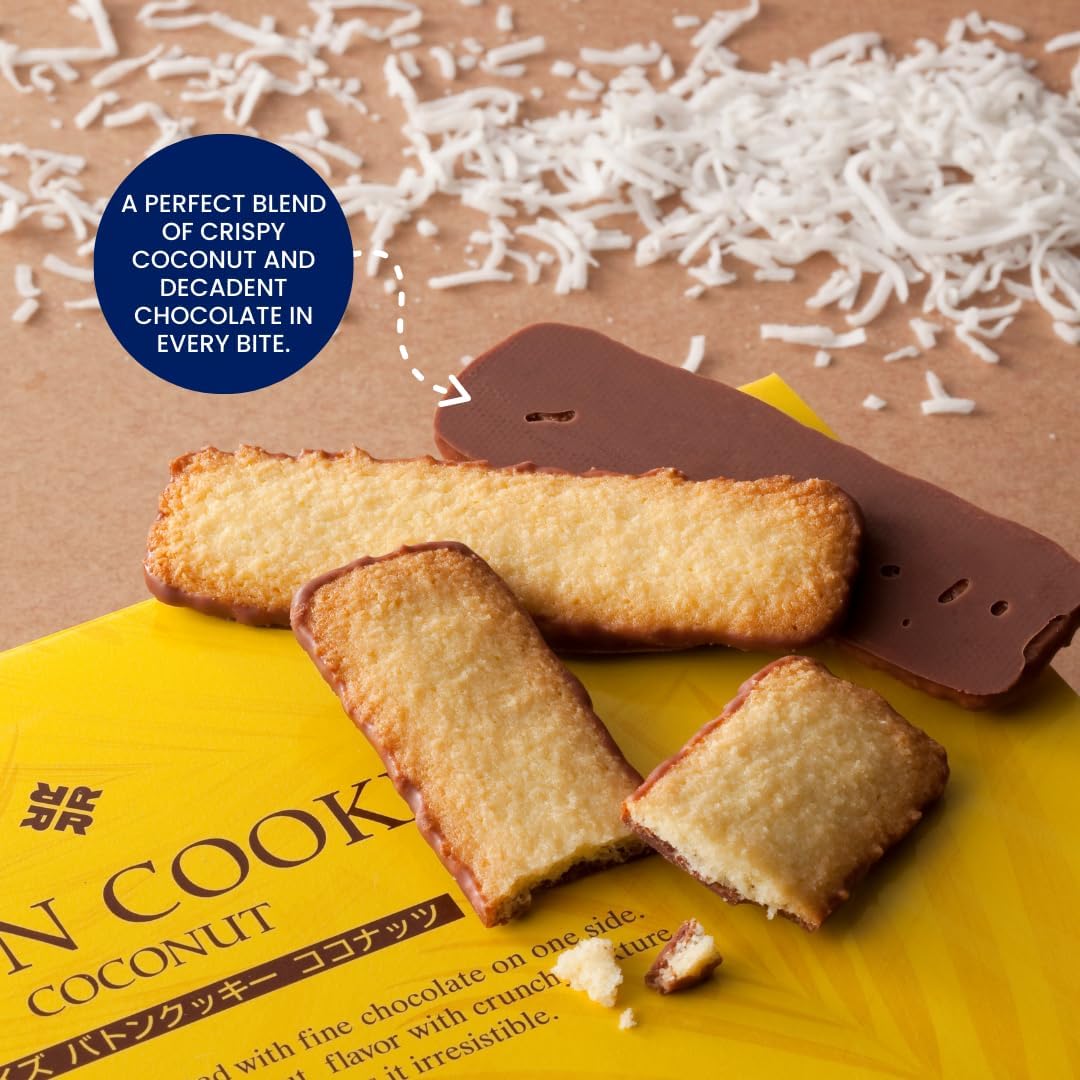 ROYCE'(ロイズ) Baton Cookie [Coconut] [Hokkaido Sweets] 25 pieces (x 1)