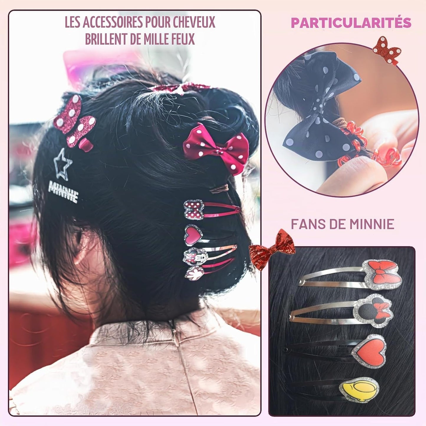 Disney Minnie Mouse Hair Accessories for Girls