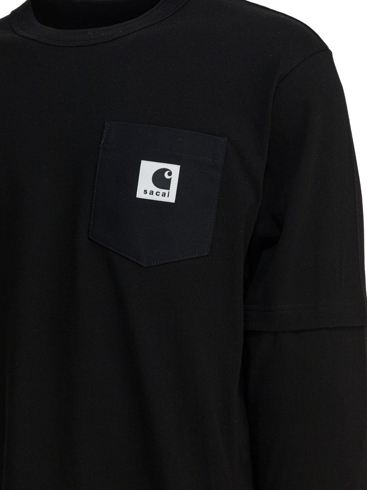 Sacai サカイ「Sacai × Carhartt Wip」クルーネックTシャツ - Image 5
