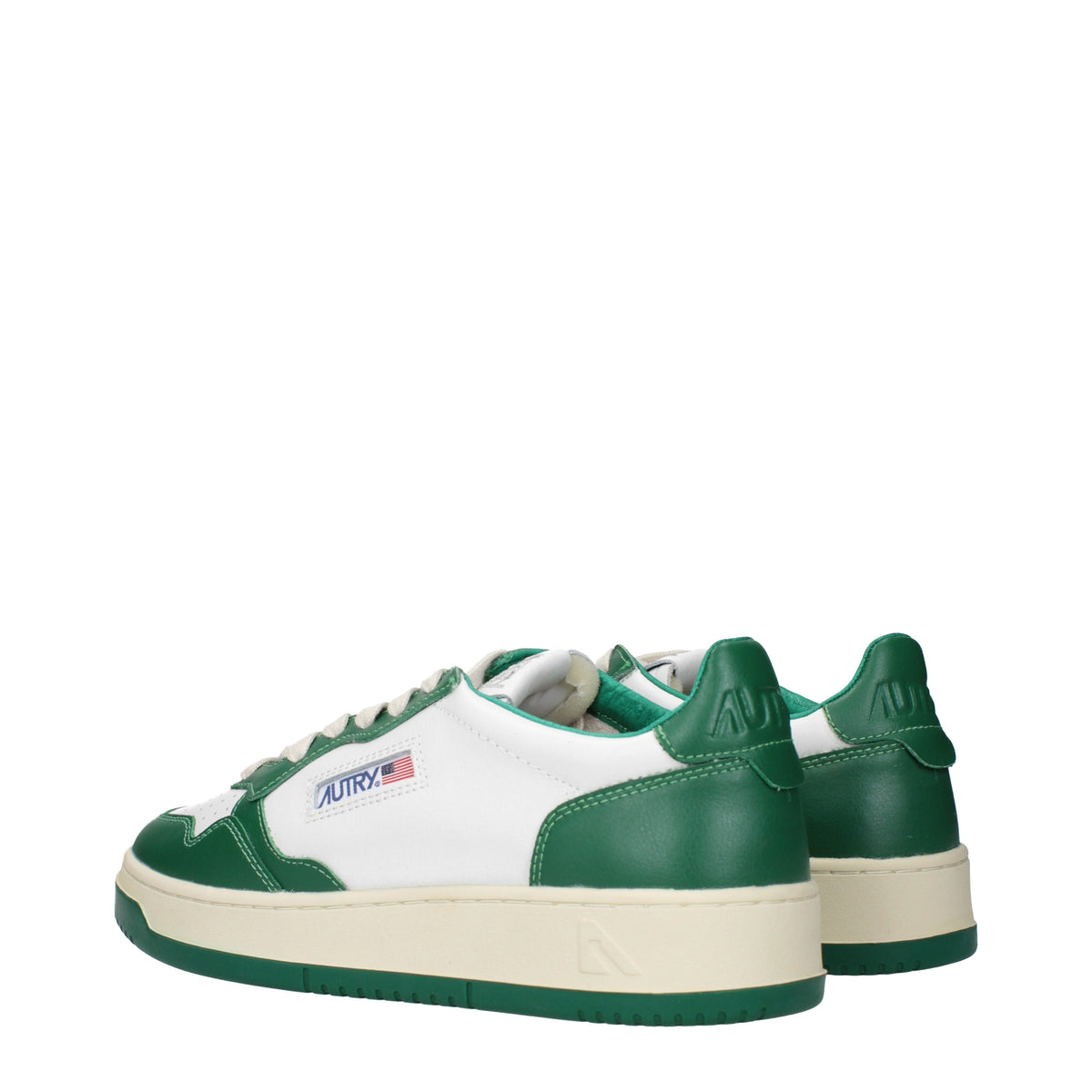 Autry オートリー スニーカーメダリスト メンズs レザー ホワイト/グリーン - Image 5