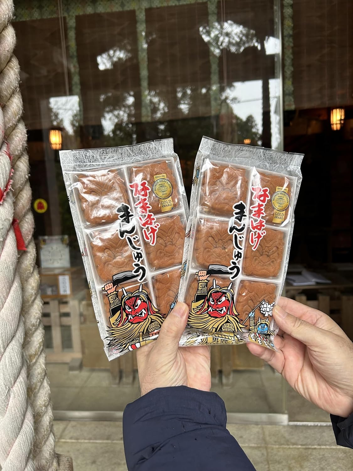 Akita Meika Fujita Confectionery, Japanese Sweets, Namahage Manju with Koshian, 6 Pieces x 3 Bags, Manju, Sweets, Individual Packaging, Fresh Confectionery, Dagashi, Japanese Sweets, Post Mailing