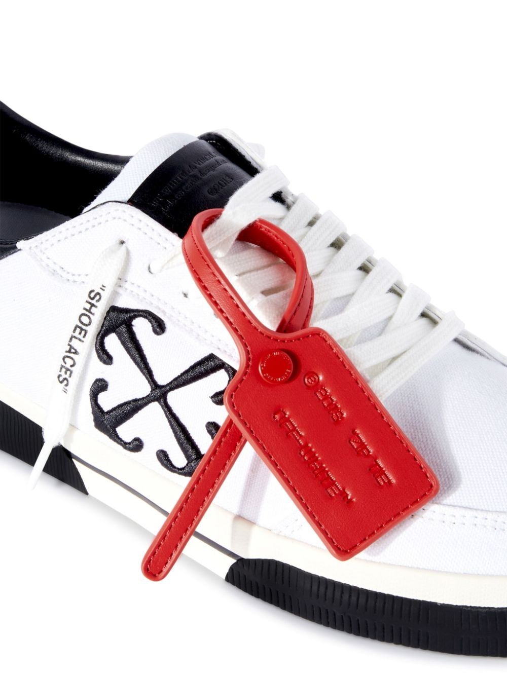 Off Off White Low Vulcanized Canvas Sneakers - Image 5