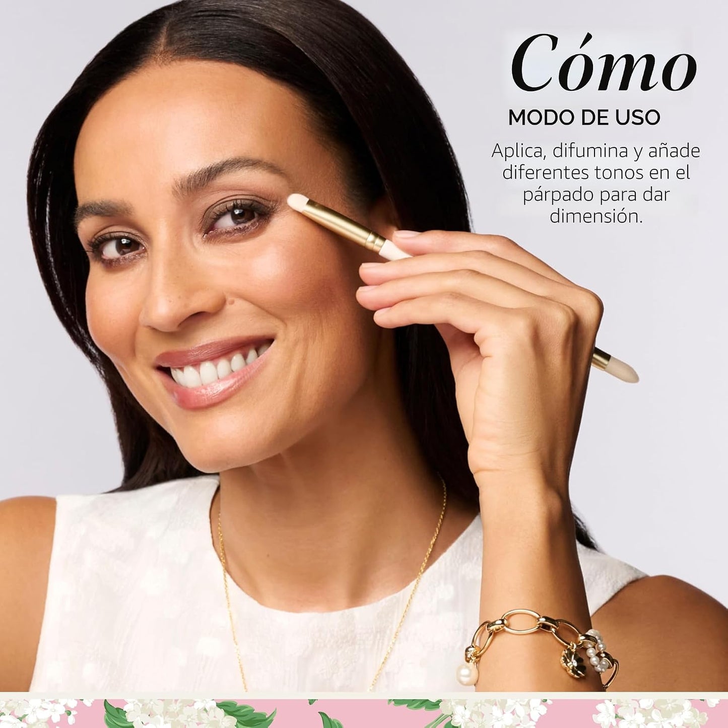 LAURA GELLER NEW YORK Paleta de sombras de ojos de mármol – 16 sombras de ojos horneadas y marmoladas multiacabado en acabados mate y satinado – Edición limitada Draper James Collaboration