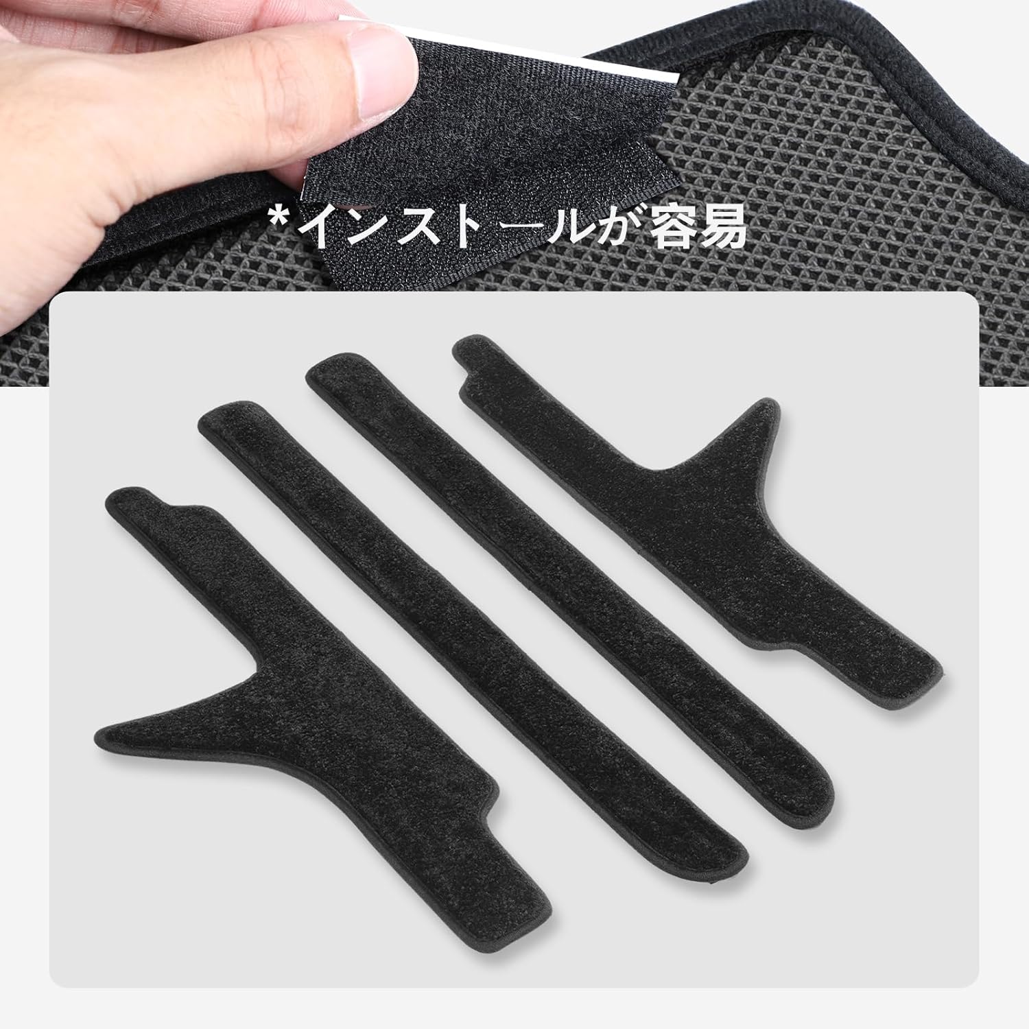 LUCKEASY Toyota Prius 60 Series Side Step Mat Side Step Mat R5.1-Present Dirt Prevention Scratch Resistant Abrasion Resistant Car Supplies Black Set of 4 (PRUIUS 60 Series, January 2023 - Present)