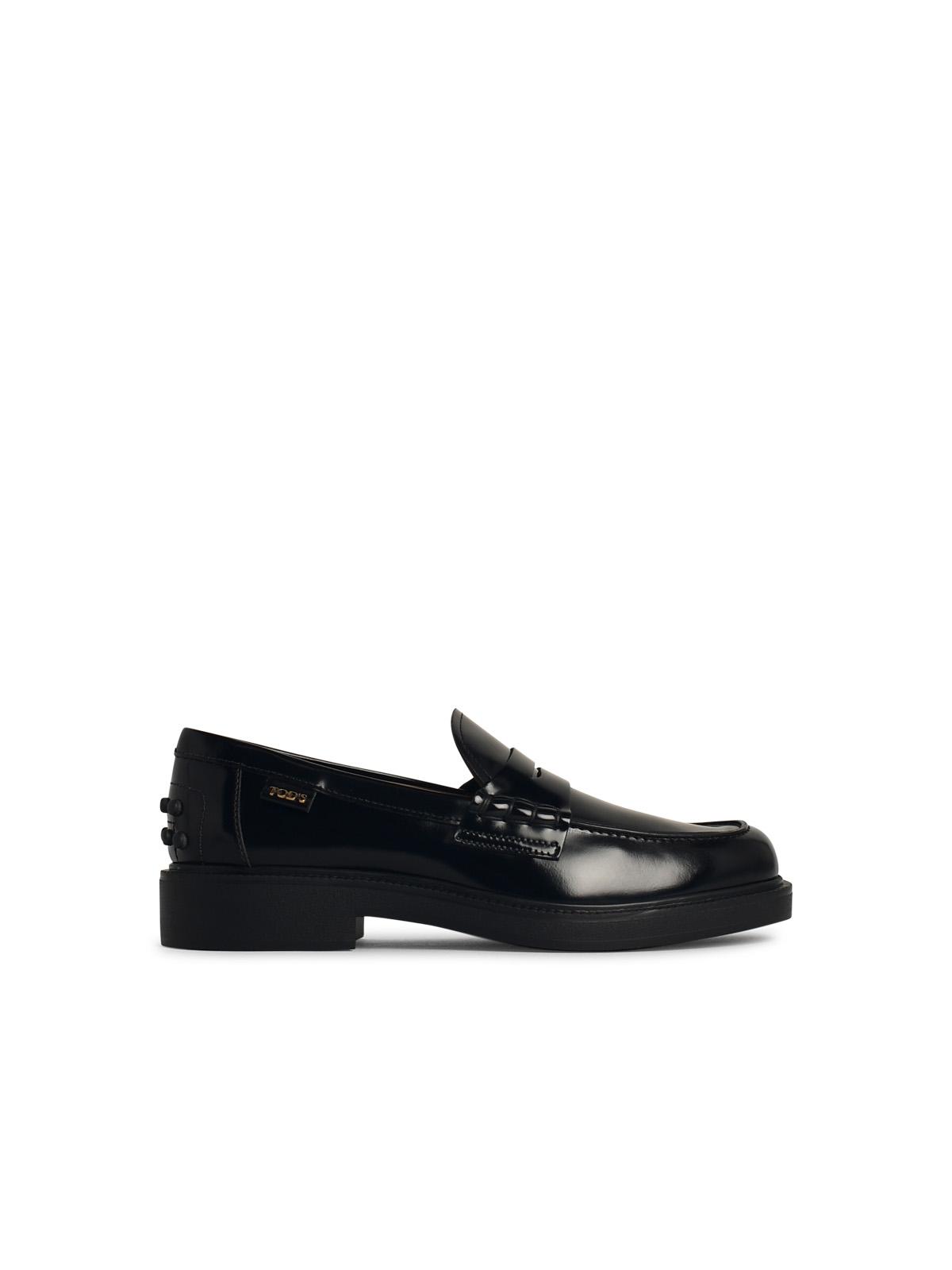 Tods トッド 'S ブラックリアローファー - Image 5