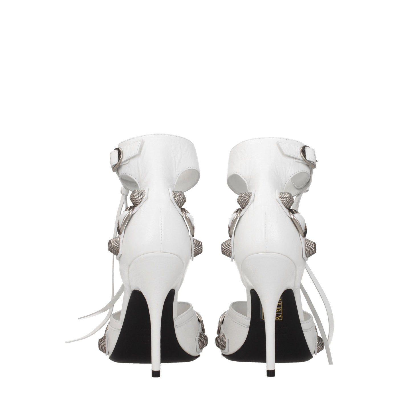 Balenciaga Sandals Cagole Woman Leather White - Image 5