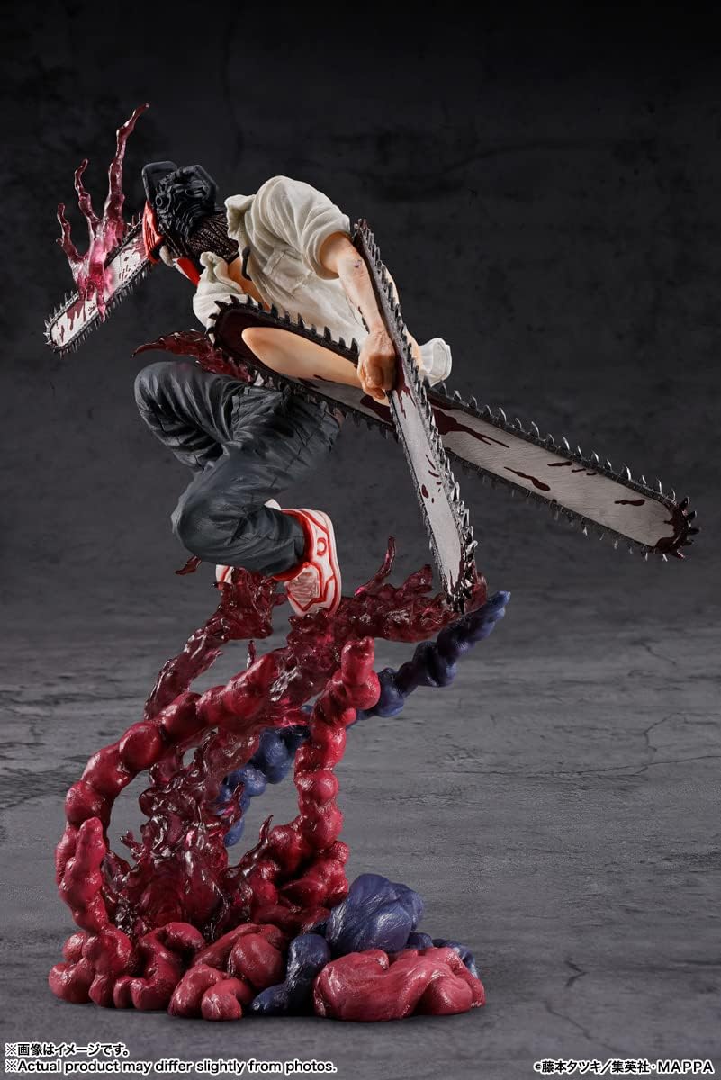 Figuarts Zero BAS65052 Chainsaw Man, Approx. 8.3 inches (210 mm), PVC & ABS, Pre-painted Complete Figure