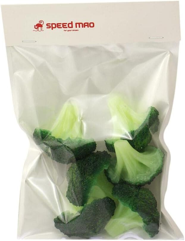 Speed mao Realistic Broccoli Food Sample Model Set of 6