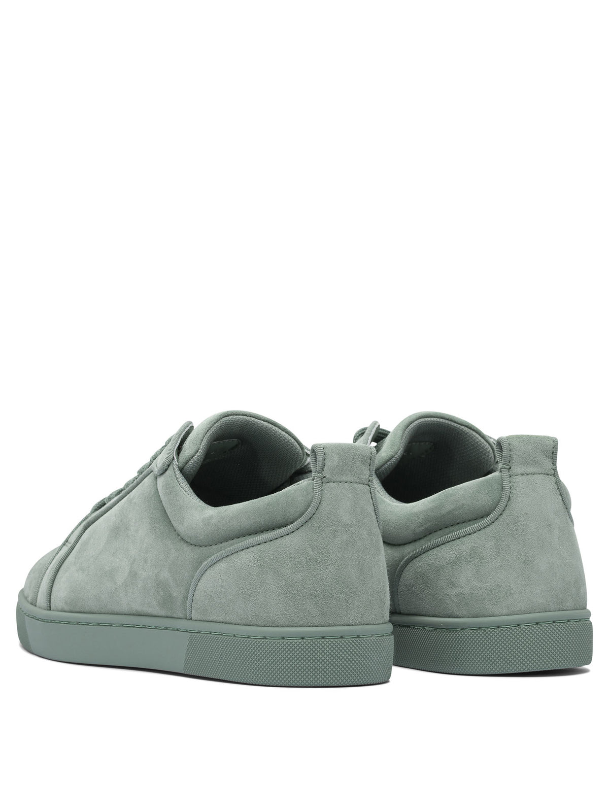 Christian クリスチャン ルブタン ルイ ジュニア オーラート フラット ヴォー ベロア Ds/Gg - Image 5