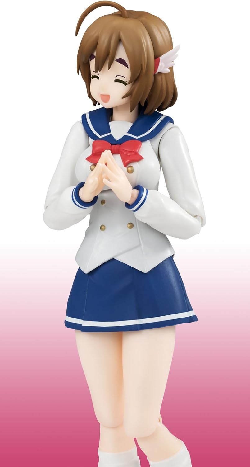 TAMASHII NATIONS S.H.フィギュアーツ ばくおん!! 佐倉羽音(制服)&CB400 SUPER FOUR 約135mm PVC&ABS製 塗装済み可動フィギュア