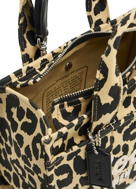 COACH Cargo 26 レオパード トートバッグ - Image 5