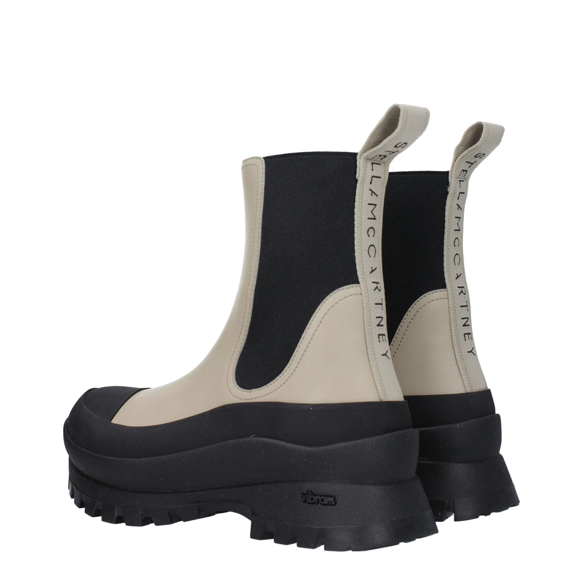 Stella ステラ・マッカートニーの女性 'S Vibram Boots Eco Leather Black/Mole - Image 5
