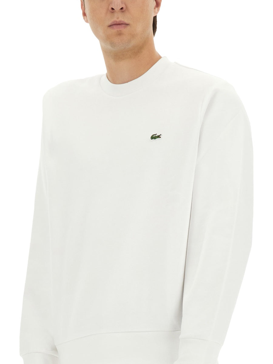Lacoste ロゴ付きのラコステフリーススウェットシャツ - Image 5