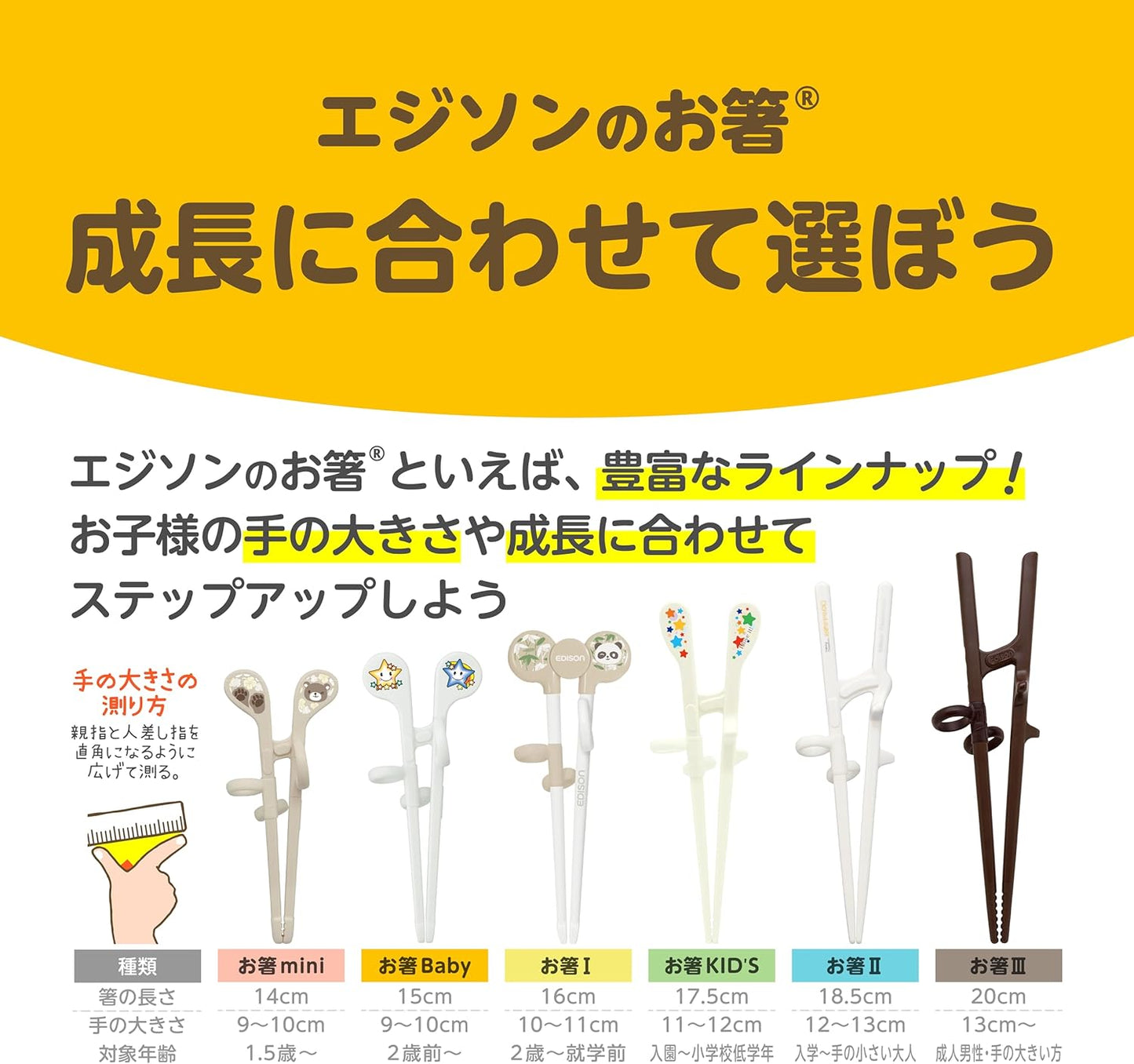 Edison Mama 4544742901431 Edison Chopsticks I Series, For 2 Years Old - Preschool, 6.3 inches (16 cm), Right Hand, Hello Kitty Retro With Case