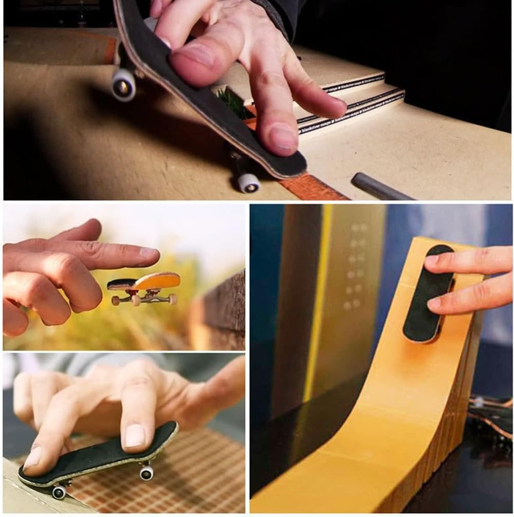 Finger Skateboard,Finger Skate,Fingerboard,Perfect for Men Women Children's Day,Gift,Skateboard Image Training