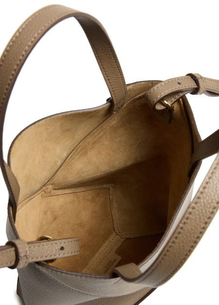 LOEWE Mini Puzzle Fold tote in soft grained calfskin - Image 5