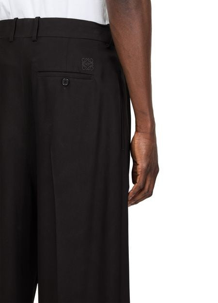 LOEWE Wide leg pantss in stretch viscose - Image 5
